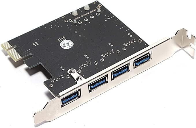 Image of BigPlayer 4-Port USB 3.0 PCI Express Card - SuperSpeed 5Gbps USB Expansion Adapter for Desktop PC - PCIe Interface Compatible with Windows 11 /10 /8 /7