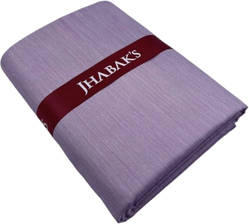 Image of JHABAK'S Unstitched Cotton Blend Solid Shirt & Trouser Fabric - 2.25 m Shirt Cloth - 1.20 m Pant Piece