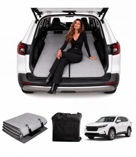 MGRFTOX Car Mattress for Honda CR-V (2023-2026), Non-Inflatable Car Camping Mattress, Upgraded Foldable Trunk Sleeping Pad, Portable Design, Essential Car Bed for Camping & Road Trips