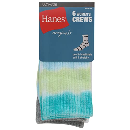 Hanes Ultimate Women's 6-Pack Crew Socks4