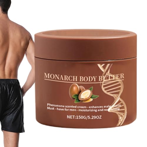 Mantequilla Corporal Perfumada Para Hombres, Crema Corporal Perfumada, Mantequilla De Renovación, Maravilloso Presente, Apelación De Fragancia De Larga Duración, 150 G, Para La Rutina De Cuidado De La