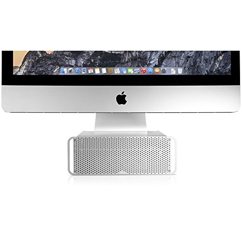 Twelve South HiRise para iMac | Suporte de altura ajustável com armazenamento para iMac e monitores