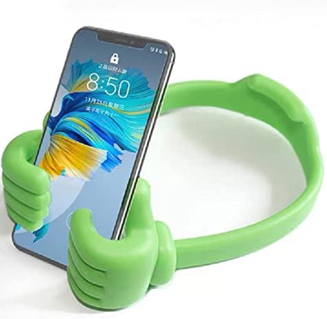 5Pcs Phone Holder Thumbs Up Phone Stand Portable Adjustable Flexible Silicone Mobile Phone Holder Novelty Fun Lazy Phone Holder for Office Home Desk(Mixed color)