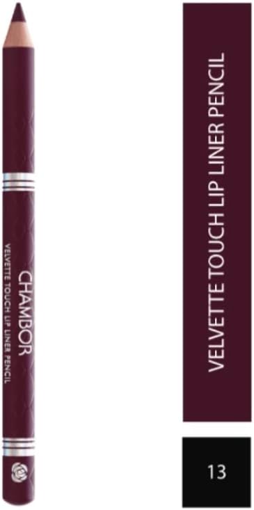 Chambor Velvette Touch Lip Liner Pencil, Shade-13