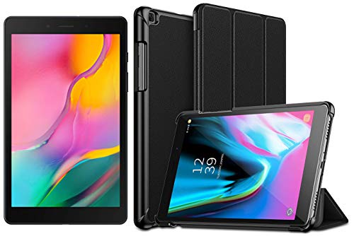 Image of Samsung Galaxy Tab A 8.0 (Black, 2GB RAM, 32GB Storage) WiFi + 4G + Cover