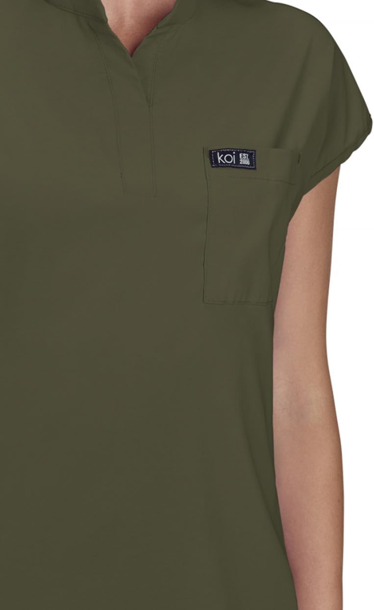 KOI Basics Women's Ari 1-Pocket Scrub Top image 4