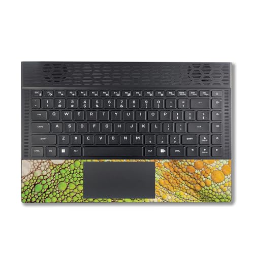 Image of MightySkins Carbon Fiber Skin Compatible with Alienware X14 R2 (2023) Full Wrap Kit - Iguana Skin | Protective, Durable Textured Carbon Fiber Finish | Easy to Apply & Change Styles | Made in The USA