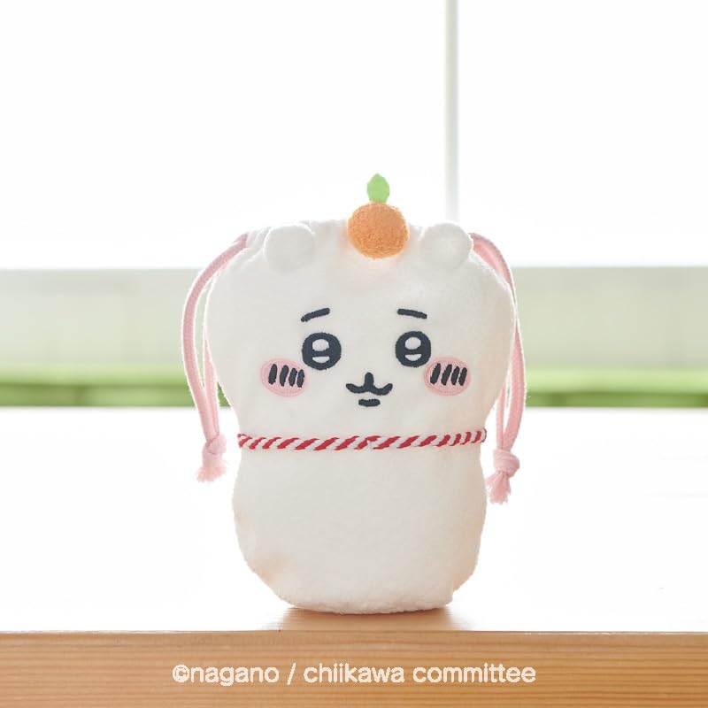 Amazon.co.jp: ちいかわ 2024 郵便局限定グッズ かがみもち巾着 ちい