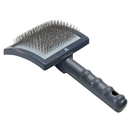 Escova cardadeira curva para cães Millers Forge 416C, Grande, 1 unidade