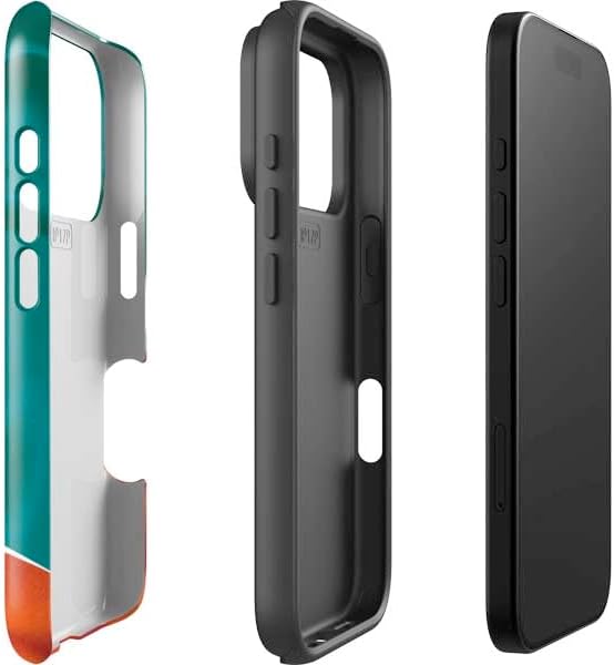 Skinit Impact Phone Case Compatible with iPhone 17 Pro - Officially Licensed NFL Miami Dolphins Design