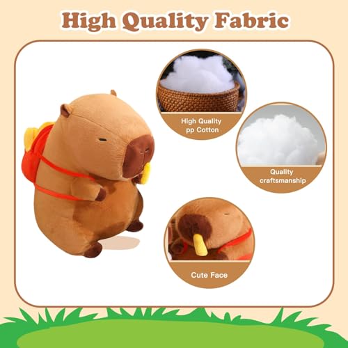 RLOMUTE Schlägerkopfhüllen Golf Headcover schlägerhauben Golf putterhaube Driver lustiges Geschenk für Frauen männer Golfer golfschläger-holzkopfhauben für Airway/hybrid(F.H) - Capybara