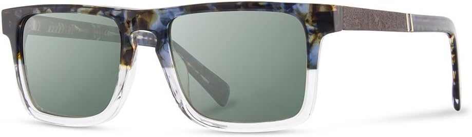 Shwood - Govy 2 Rectangle Acetate & Wood Sunglasses