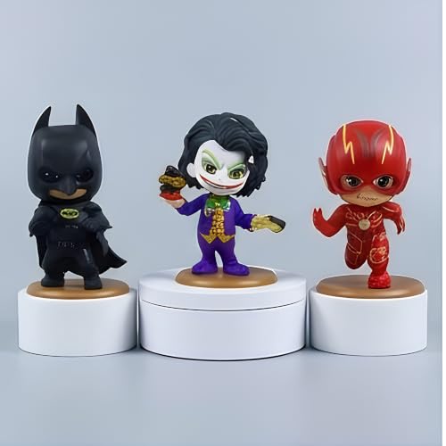 Image of Premium Action Figures Collectible for Office Desk, Study Table, Car Dashboard, Decoration for Anime Lovers, Fans, Kids, Collectors (Avngr 3pc 10cm)