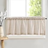 Lieux Applicables: Ces TOPICK rideau parfait pour tous les styles de cuisine. Il est également idéal pour une installation sous l’évier, sur des placards, sur des portes comme une belle décoration.