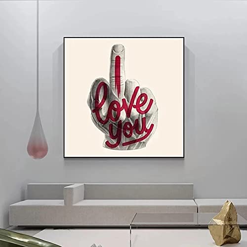 Impression édition Geste toile affiche de mode haut de gamme 60x60 cm - 4