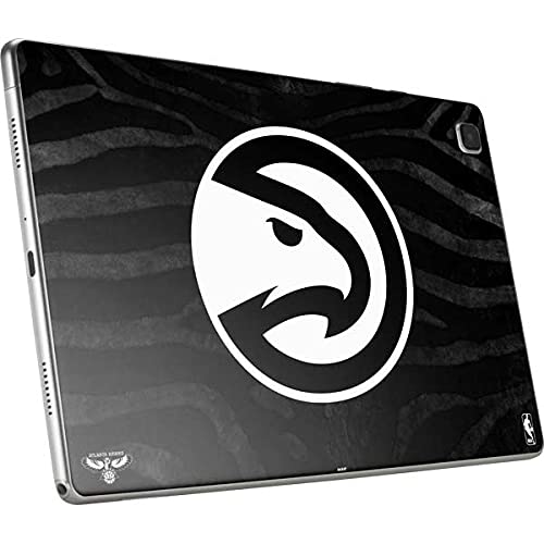 Skinit Tablet Decal Skin Compatible with Samsung Galaxy Tab A7 (2021) - Officially Licensed NBA Atlanta Hawks Black Animal Print Design
