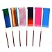 Guirnd Dance Ribbons 6 PCS, Gymnastics Ribbon Wands with Non-Slip Handles, 78.7 Inch Long Streamers, Ribbon Dancing Wands for Artistic Dancing, Talent Shows, Party Decorations