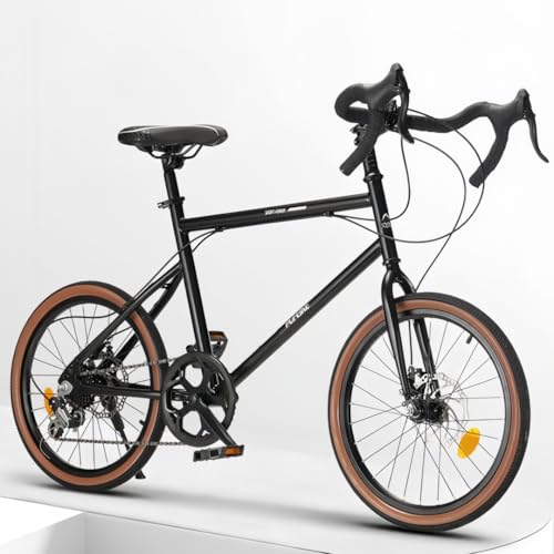 Backolu ���]��20/22�C���` �~�j�׃� ���a��BMX �t���[�X�^�C��BMX�o�C�N�y�� �����^�� �ω׏d120kg �T�h�����������\ �u���[�L���x ���a�� �h���^�C�� ���Y�f�|�t���[�� �j�����p ��l ���S�� �ʊw �w�� �X��� (�u���b�N - 
