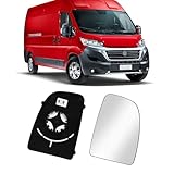 TTCR-II 1PC Verre Rétroviseur Compatible avec Fiat Ducato/Citroen Jumper/Peugeot Boxer Verre Miroir Chauffant 2006-2021 Rétroviseur Rechange pour Ducato/Jumper/Boxer Spaceback Miroir(Droite)