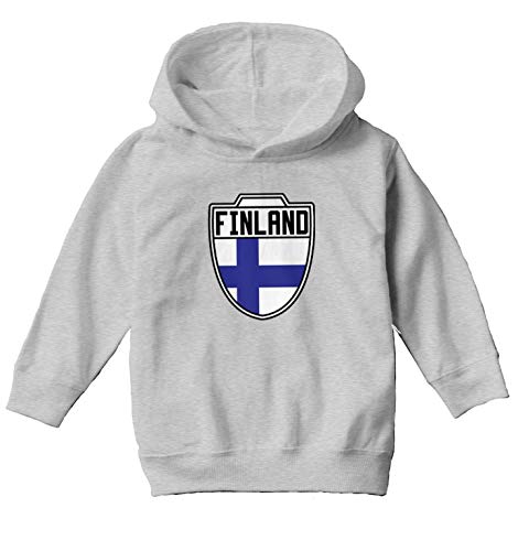 Finland - Country Soccer Crest Toddler/Youth Fleece Hoodie2