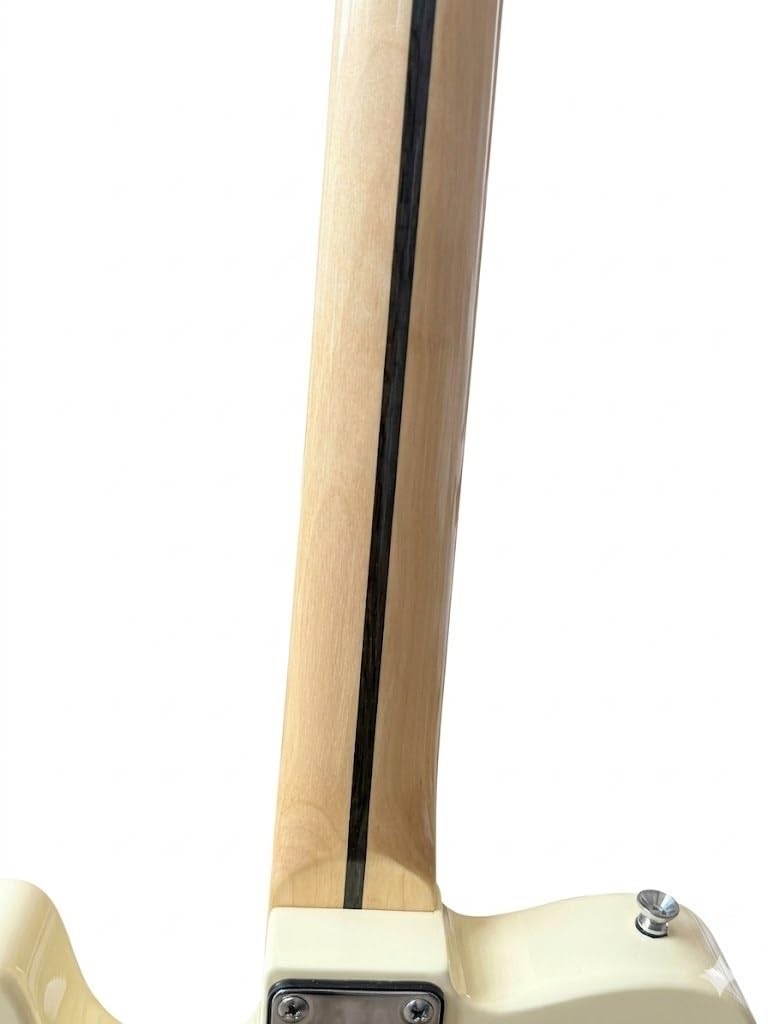 Chitarra elettrica dal corpo solido, manico in tiglio leggero e acero, 6 corde full size da 39" for esercitazioni for principianti prove con la band (Guitarra Electrica)