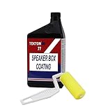 Speaker Cabinet Paint; Speaker Box Coating for Road Cases, Speaker Grills, Paint for Speaker Box Roll-On Water Based Formula (1 Quart with Roller) Black