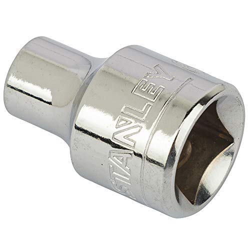 Image of STANLEY STMT72914-8B 3 /8-inch 6mm Chrome Vanadium Steel 6 Point Standard Socket (Silver)