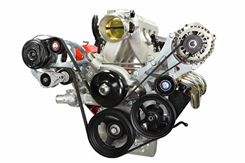 ICT Billet LS Truck R4 A/C Air Conditioner Compressor Bracket Kit SUV LSX AC (LS3 Camaro) LS1 LS3 LS2 LQ4 LQ9 LS6 L92 L99 L33 LR4 Designed & Manufactured in the USA 551585X-3