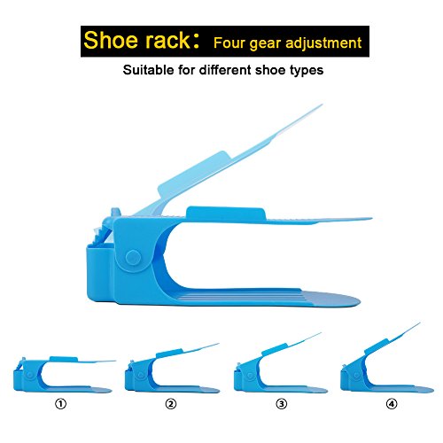 10 Pezzi Creativo Durevole Regolabile scarpiera