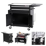 TANKSTORM Tattoo Cart, TZ12W, Black Steel