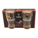 Guinness Mini vasos de pinta de 2 unidades, diseño de tucán volador y tortuga, producto oficial, juego de vasos de chupito coleccionables