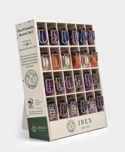 Ibex England | Repreve Woven Stretch Belt | Made from Recycled Plastic Bottles | Sustainable & Eco-Friendly4