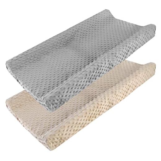 Ueohitsct 2-pack mjuka andningsbara baby skötbädd skydd nyfödd spädbarn skötbord