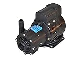 KoolAir Pumps PM1000-115 ODP, Not Submersible, 115 Volts, 1000 GPH Marine Air Conditioning Seawater Coolant Pump, 56” Cord, Inlet 1” FPT x Outlet 1/2” MPT, Intertek ETL-Certified