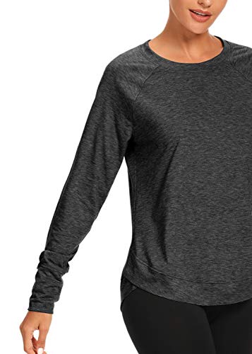 Muzniuer Womens Long Sleeve Workout Shirts-Long Sleeve Shirts for Women Yoga Sports Running Shirt Workout Top2