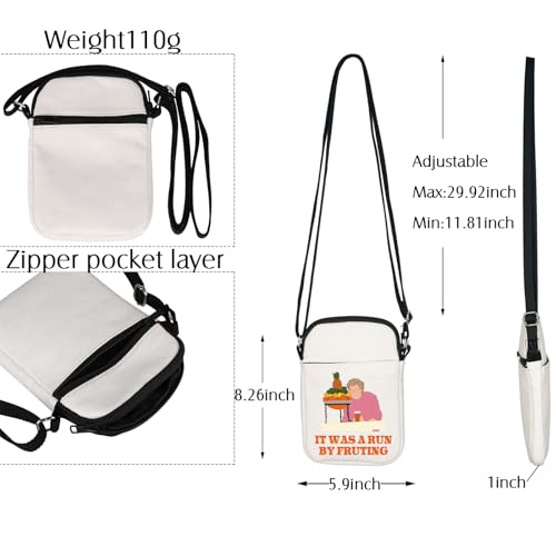 BNQL Crossbody Bag Movie Lover Fans Gift It Was a Run By Fruiting Movie Quotes Gifts Crossbody Bag2