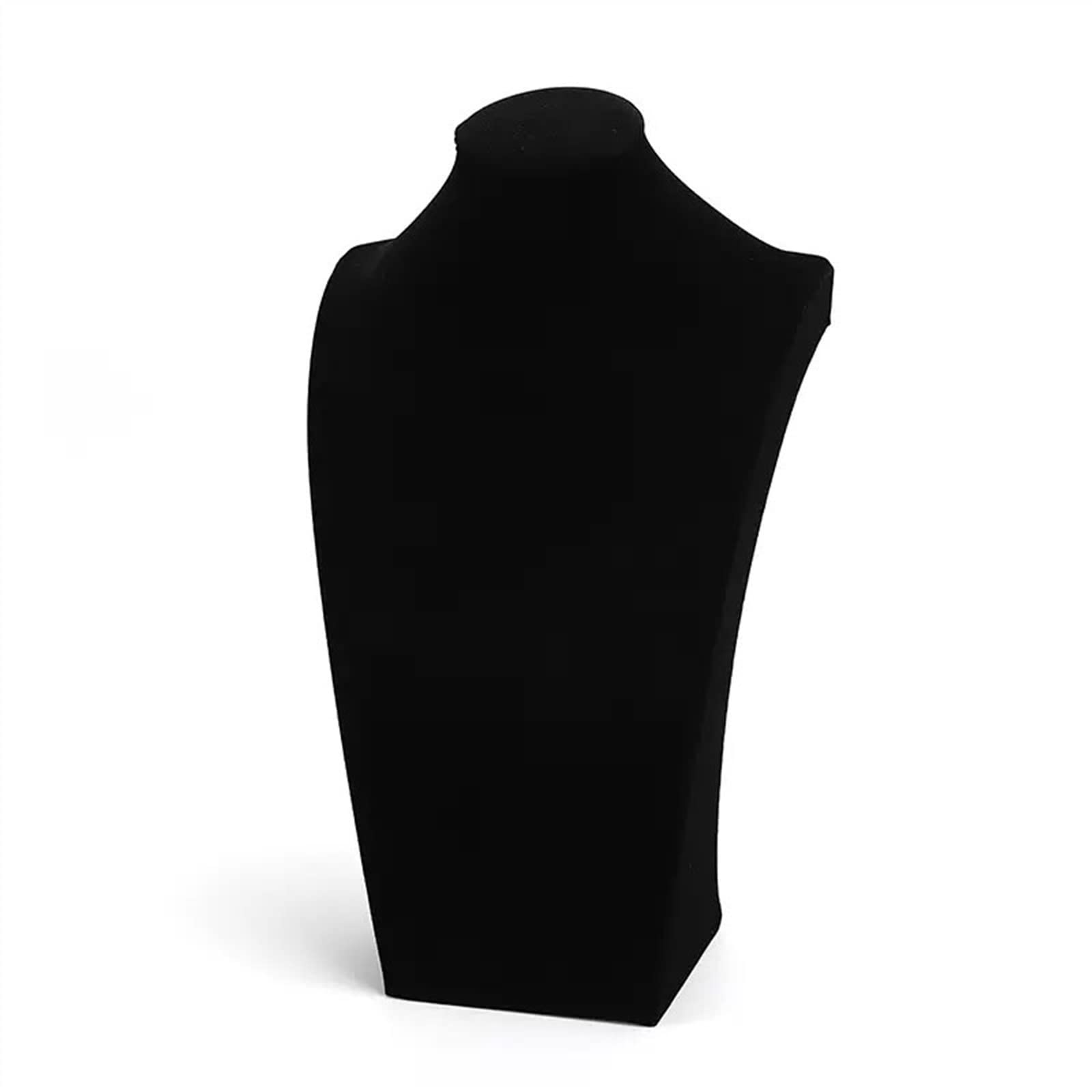 GAROEN Jewelry Display Stand Black Velvet Necklace Display Portrait Neck for Necklace Display Stand Model Jewelry Bust Display Holder for Selling a