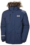 Wasserdicht Helly Hansen Herren Herren Parka Svalbard Parka, North Sea Blue, M, 53150