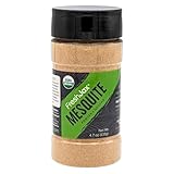 FreshJax Organic Mesquite Powder (4.7 oz Large Bottle) Non GMO, Gluten Free, Keto, Paleo, No Preservatives Ground Mesquite Powder | Handcrafted in Jacksonville, Florida
