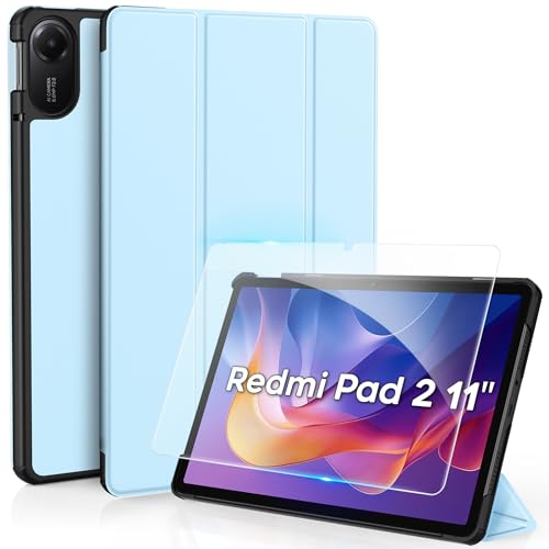 Amazon.co.jp: [Redmi Pad 2 ケース ガラスフィルム セット]CACOE