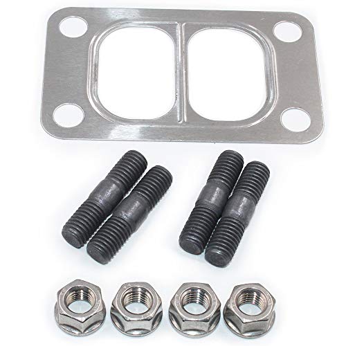 Koauto Compatible with Urbo Mounting Studs and Nuts with Turbo Gasket for Dodge Cummins 89-07