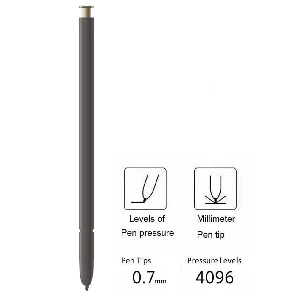 Galaxy S24 Ultra S Pen (con Bluetooth) de repuesto para Samsung Galaxy S24 Ultra Pen, lápiz capacitivo S24 Ultra con 5 puntas/puntas (amarillo)