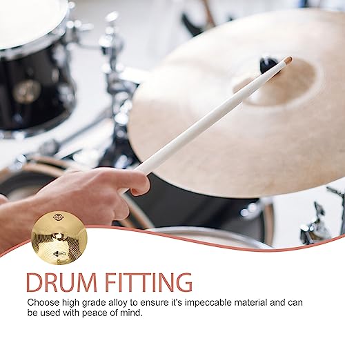 COHEALI Pratos Acessório De Bateria Címbalos De Bateria Jazz Prato De Bateria Fadeless Kit De Bateri