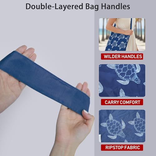 BeeGreen Cats Ultimate Reusable Grocery Shopping Bag - Foldable Compact Portable Lightweight Duffle Bags Crossbody Tote Bag Pets Lovers — view 6