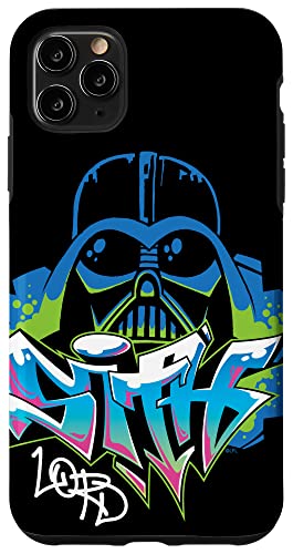Coque iPhone 11 Pro Max Star Wars antichoc imprimé graffiti Darth Vader