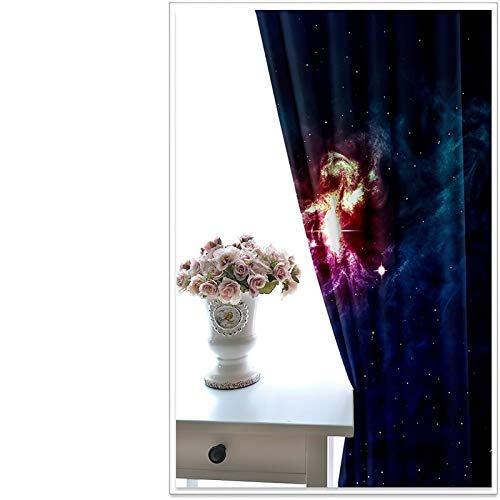 Rideau occultant galaxie noir 214x183cm isolant - 4