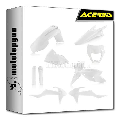Kit cache carenage blanc Acerbis pour réparer les plastiques KTM XC-W 150 2019
