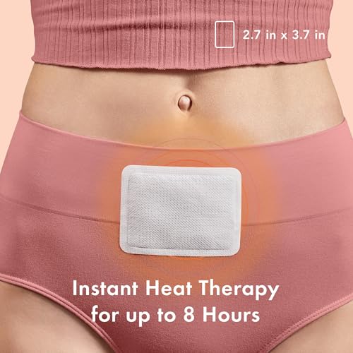 image for Rael Herbal Heating Patches, Period Cramps Relief, Heat Therapy, Ultra