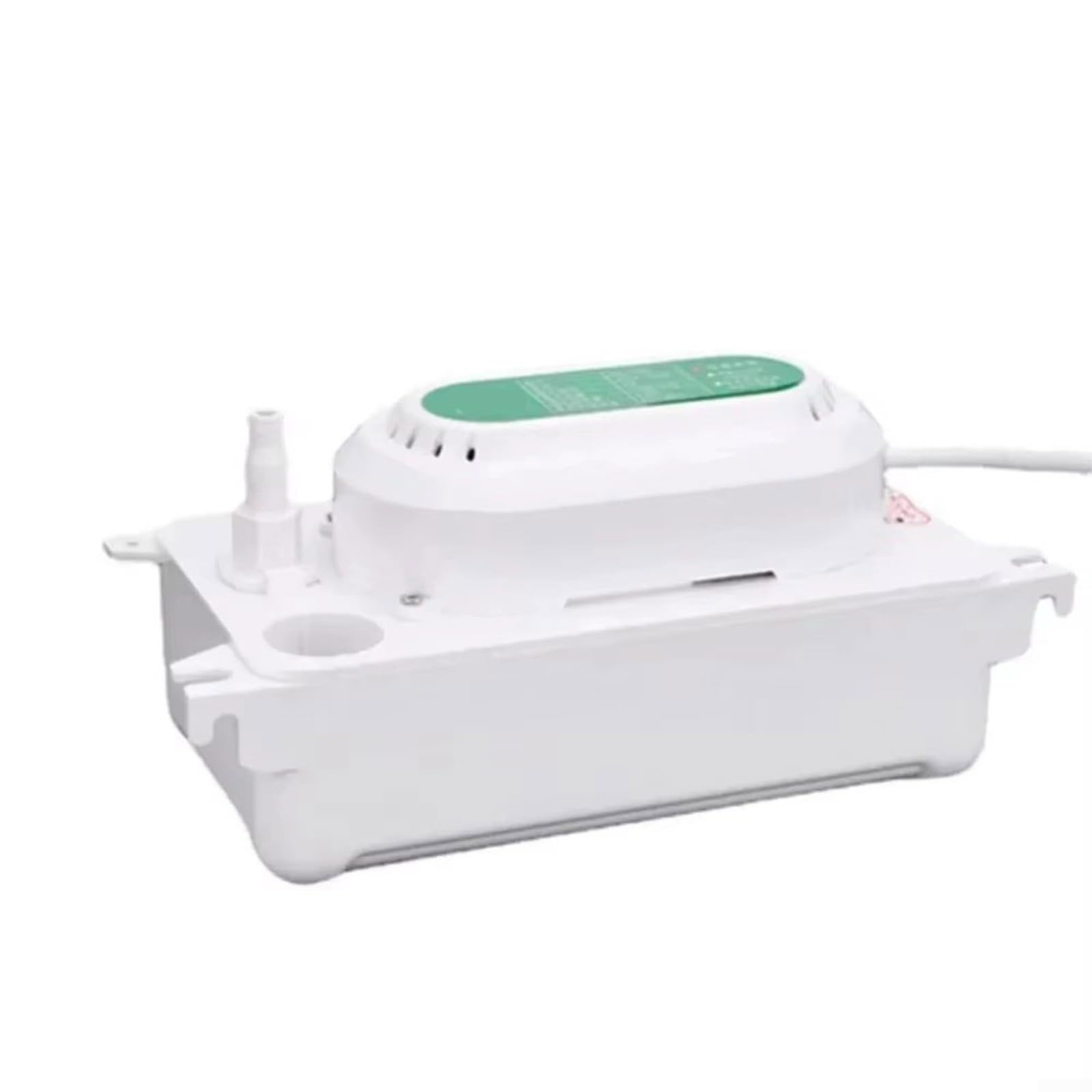 Pompa automatica per condensa per condizionatore d'aria, 100-230 V, 100 l/h, pompa di scarico HVAC con prevalenza massima di 2 m, plastica ingegneristica per unità CA a soffitto, bianco