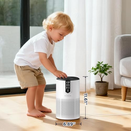 Air Purifiers for Bedroom, KOIOS H13 HEPA Air Purifiers for Home Pets - image 9